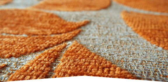 This image shows an orange carpet.