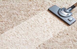 This shows a vacuum machine cleaning a carpet.